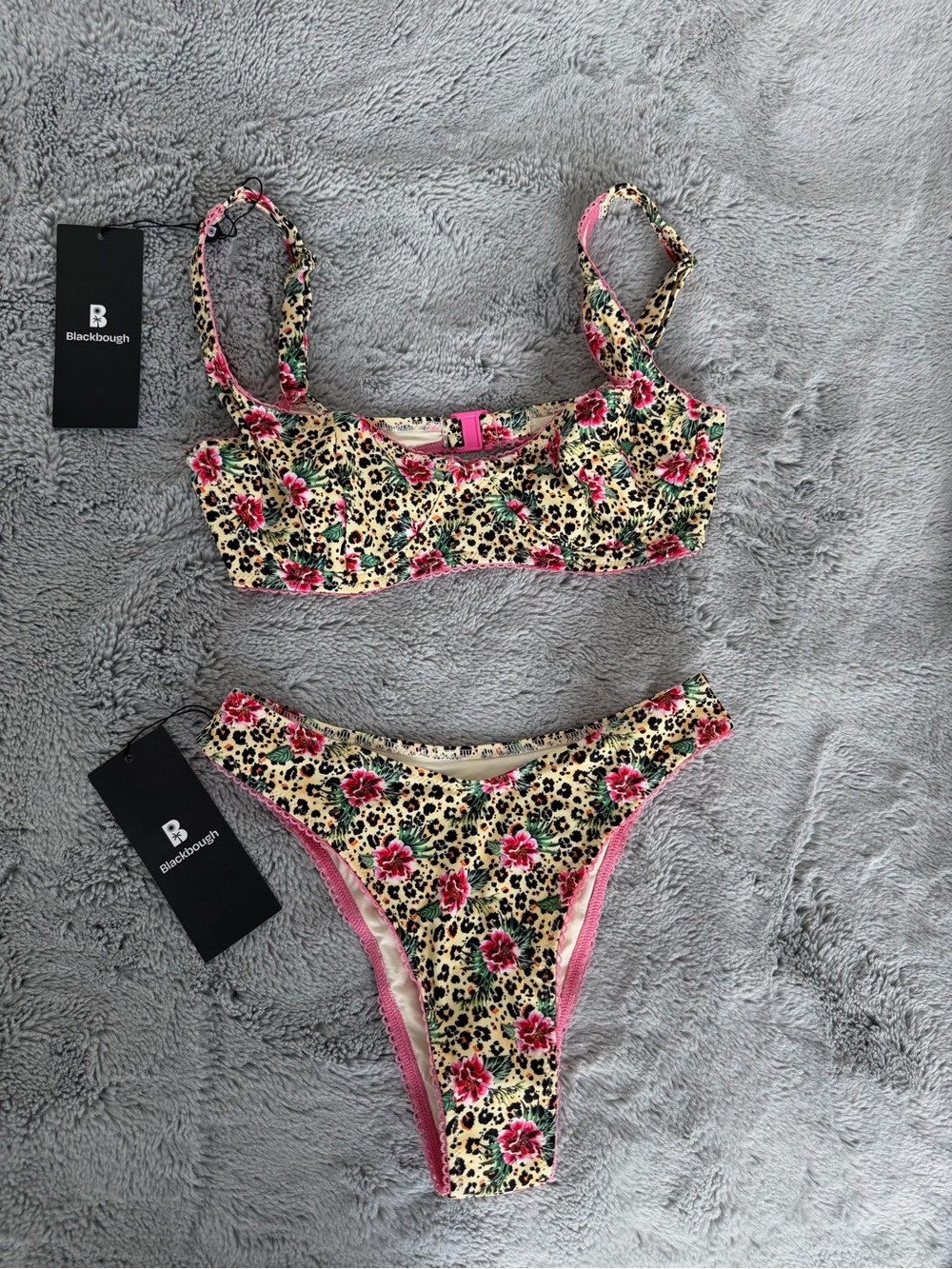NEW Blackbough Swim Elena Bikini Set | Feline Flora | Size M